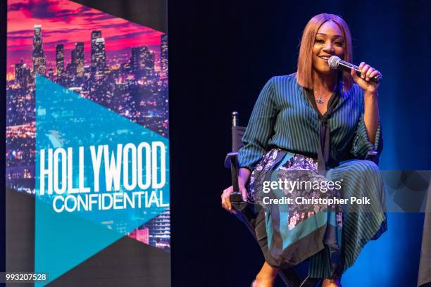 Tiffany Haddish at the Essence Magazine And Hollywood Confidential Present An Evening With Tiffany Haddish at Saban Theatre on July 6, 2018 in...