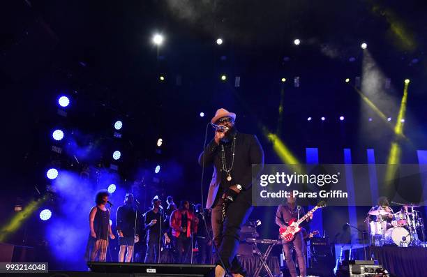 The Roots perform onstage during the 2018 Essence Festival presented By Coca-Cola - Day 1 at Louisiana Superdome on July 6, 2018 in New Orleans,...