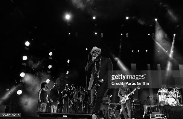 Black Thought of The Roots performs onstage during the 2018 Essence Festival presented By Coca-Cola - Day 1 at Louisiana Superdome on July 6, 2018 in...
