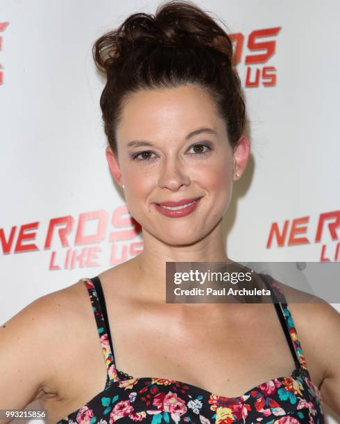 Actress Roz Stanley attends the "Forbidden Fruit" Live Rocky Horror Experience Launch Featuring Barry Bostwick Hand Print Ceremony at the Vista...