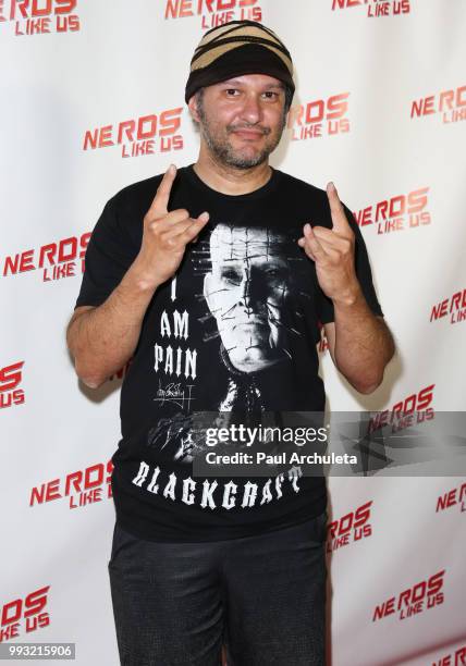 Actor Neil D'Monte attends the "Forbidden Fruit" Live Rocky Horror Experience Launch Featuring Barry Bostwick Hand Print Ceremony at the Vista...