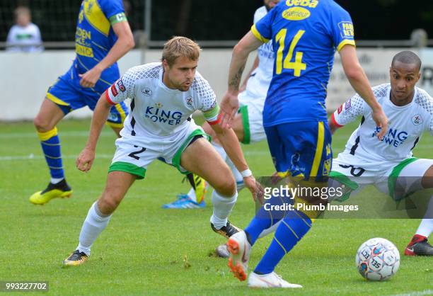 Dimitri Daeseleire of OH Leuven during the game between OH Leuven and Sint-Truiden : Pre-Season Friendly at VK Linden Stadium on July 06, 2018 in...