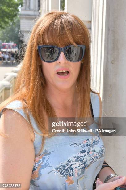 Kelly Tolhurst, MP for Rochester and Strood, arrives ahead of a briefing for Conservative MPs on the cabinet's Brexit plans in Whitehall, central...