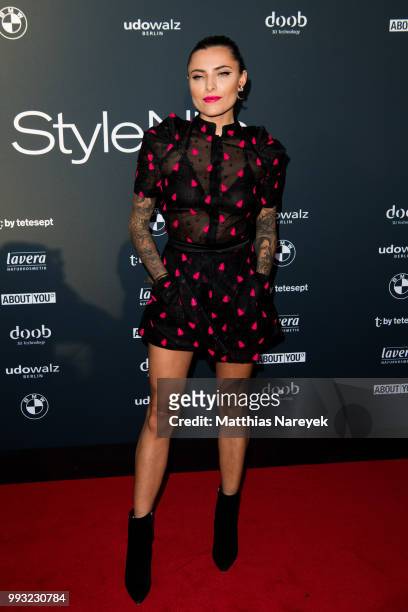 Sophia Thomalla attends the Michalsky StyleNite during the Berlin Fashion Week Spring/Summer 2019 at Tempodrom on July 6, 2018 in Berlin, Germany.