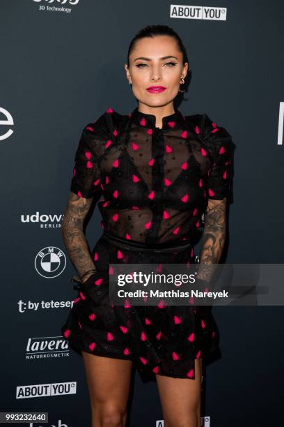 Sophia Thomalla attends the Michalsky StyleNite during the Berlin Fashion Week Spring/Summer 2019 at Tempodrom on July 6, 2018 in Berlin, Germany.