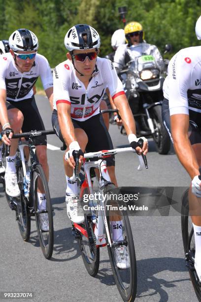 Michal Kwiatkowski of Poland and Team Sky / during the 105th Tour de France 2018, Stage 1 a 201km from Noirmoutier-En-L'ile to Fontenay-le-Comte on...