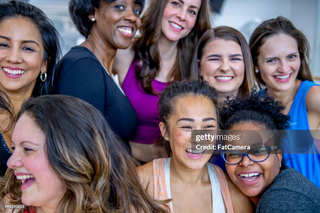 Group Of Women Posing For Picture