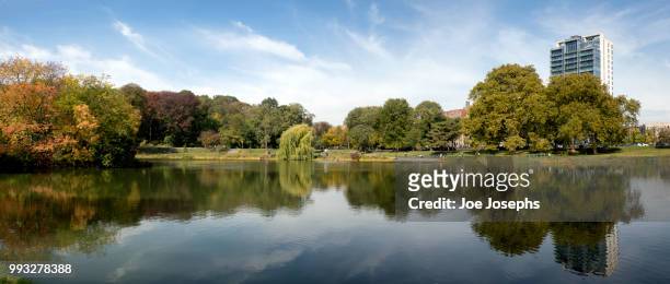 harlem meer panorama - meer stock pictures, royalty-free photos & images