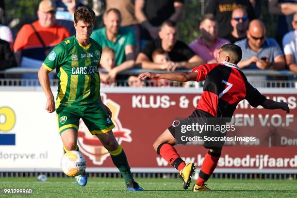 Bas Kuipers of ADO Den Haag during the match between Laakkwartier v ADO Den Haag at the Sportpark Laakkwartier on July 4, 2018 in Den Haag Netherlands