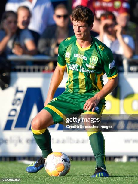 Bas Kuipers of ADO Den Haag during the match between Laakkwartier v ADO Den Haag at the Sportpark Laakkwartier on July 4, 2018 in Den Haag Netherlands