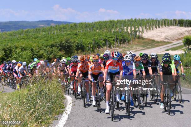 Megan Guarnier of The United States and Boels - Dolmans Cycling Team / Christine Majerus of Luxembourg and Boels - Dolmans Cycling Team / Karol-Ann...
