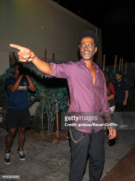 Eric Benet is seen on July 07, 2018 in Los Angeles, California.