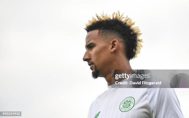 Dublin , Ireland - 7 July 2018; Scott Sinclair of Celtic prior to the Soccer friendly between Shamrock Rovers and Glasgow Celtic at Tallaght Stadium...