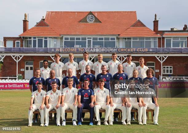 England U-19 team group Hamidullah Qadri, Nick Kimber, Ben Charlesworth, Jack Plom, Harrison Ward, Luke Hollman, Sam Conners and George Lavelle. Matt...