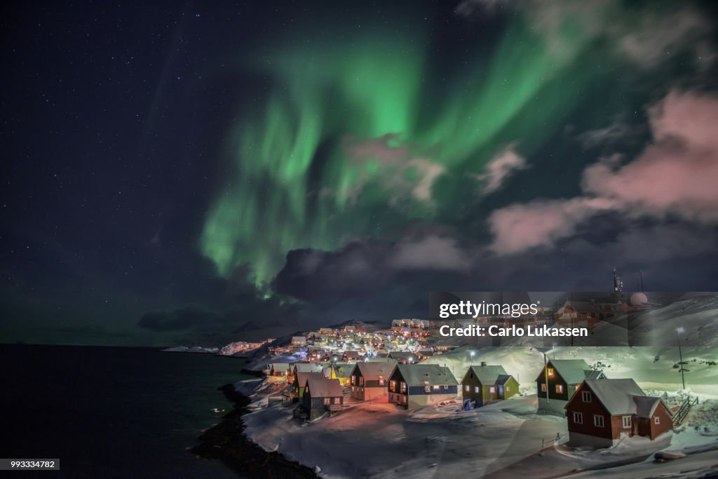 Winter night in Nuuk