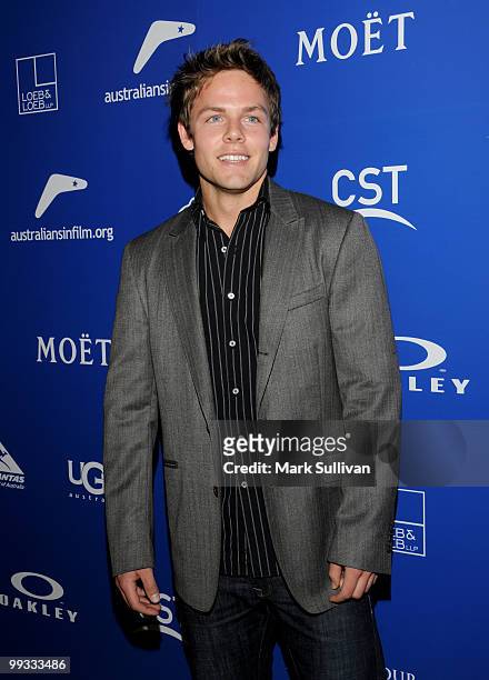 Actor Lachlan Buchanan arrives at Australians In Film's 2010 Breakthrough Awards held at Thompson Beverly Hills on May 13, 2010 in Beverly Hills,...