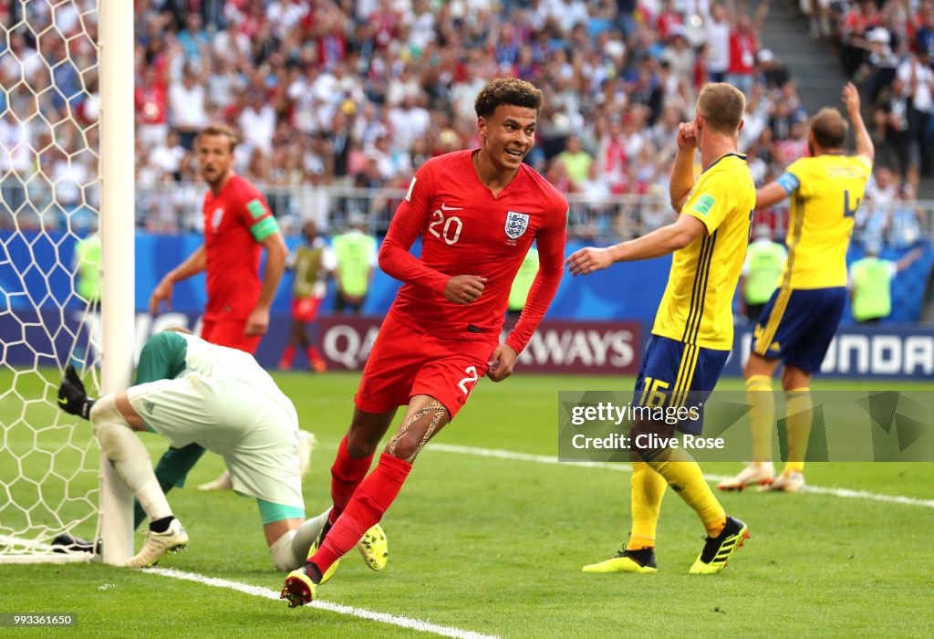 Sweden v England: Quarter Final - 2018 FIFA World Cup Russia