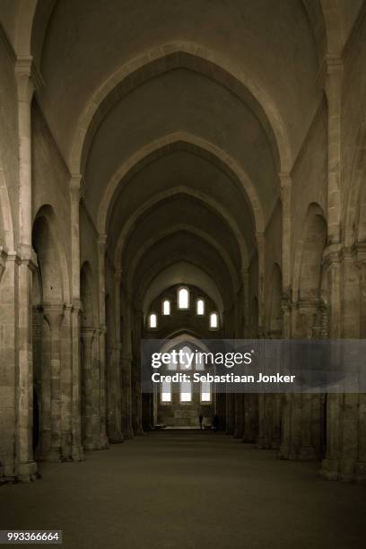 abbaye de fontenay - church - abbaye de fontenay stockfoto's en -beelden