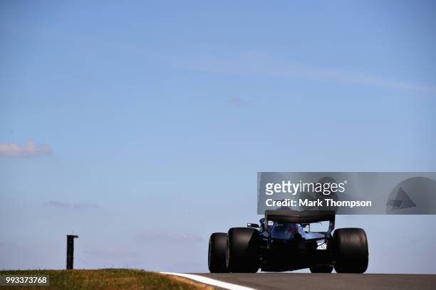 Lewis Hamilton of Great Britain driving the Mercedes AMG Petronas F1 Team Mercedes WO9 on track during qualifying for the Formula One Grand Prix of...