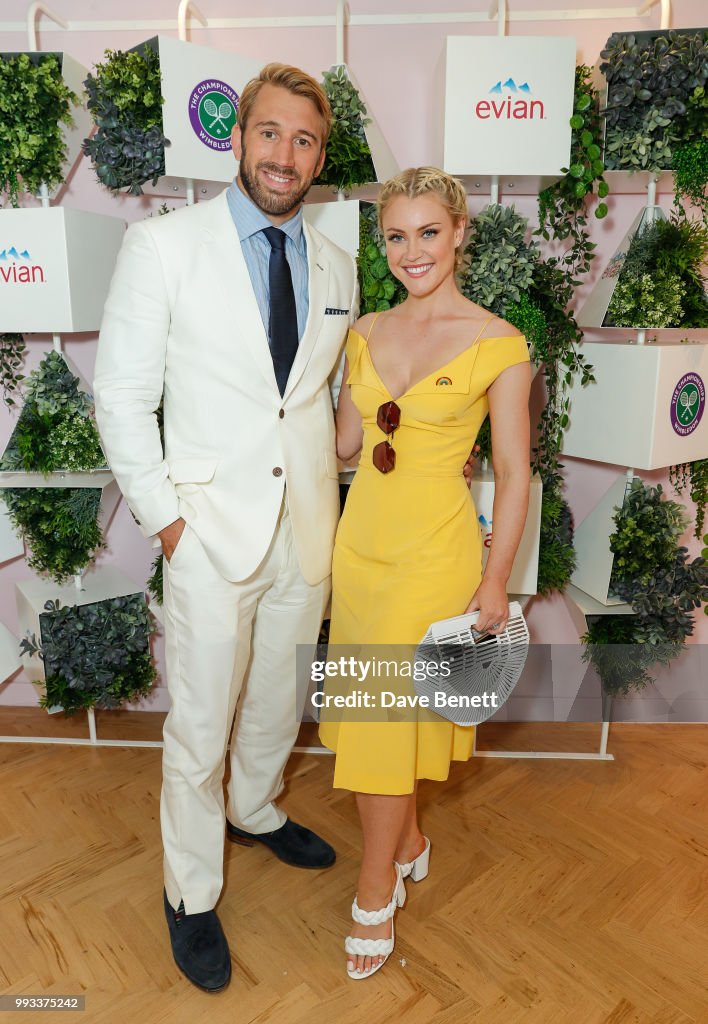 VIPs Attend The Evian Live Young Suite At The Championship, Wimbledon 2018