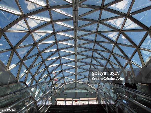 Entrance to the Sol Station, Suburban Train System in Madrid, Spain , .