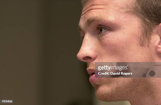 Matt Dawson, the Lions scrumhalf , at a press conference in Manly, Sydney. Mandatory Credit: Dave Rogers/ALLSPORT
