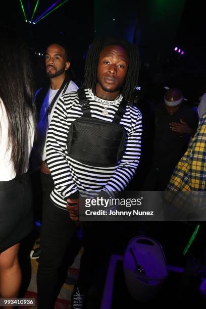 Alvin Kamara attends Welcome To New Orleans at Masquerade Club At Harrah's on July 6, 2018 in New Orleans, Louisiana.