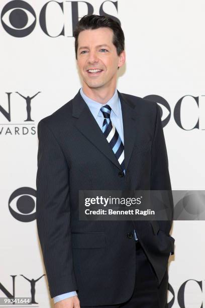 Actor Sean Hayes attends the 2010 Tony Awards Meet the Nominees press reception at The Millennium Broadway Hotel on May 5, 2010 in New York City.