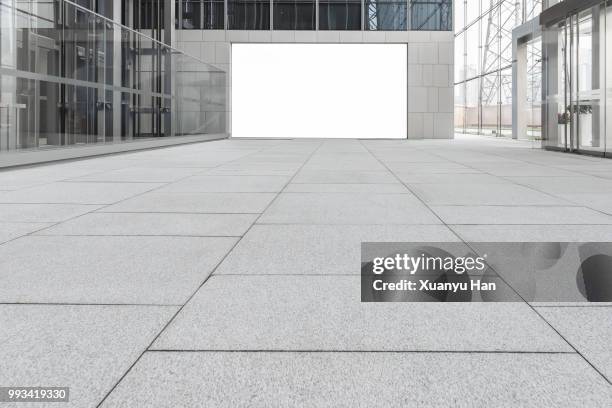 empty modern building,bill board - county_fair stock pictures, royalty-free photos & images