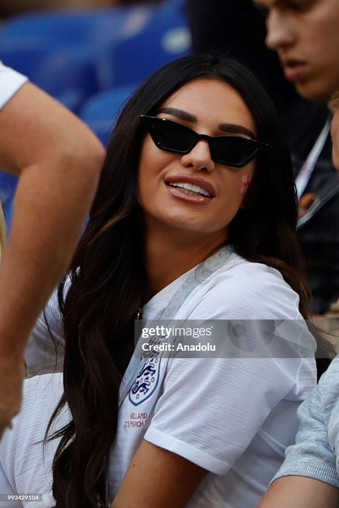 Model Ruby Mae Model Ruby Mae looks on during the 2018 FIFA World Cup ...