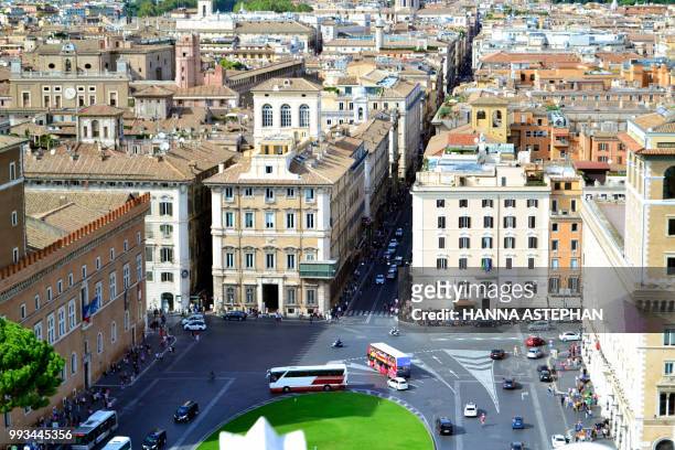 piazza venezia, roma - italia 2015. - roma italia 個照片及圖片檔