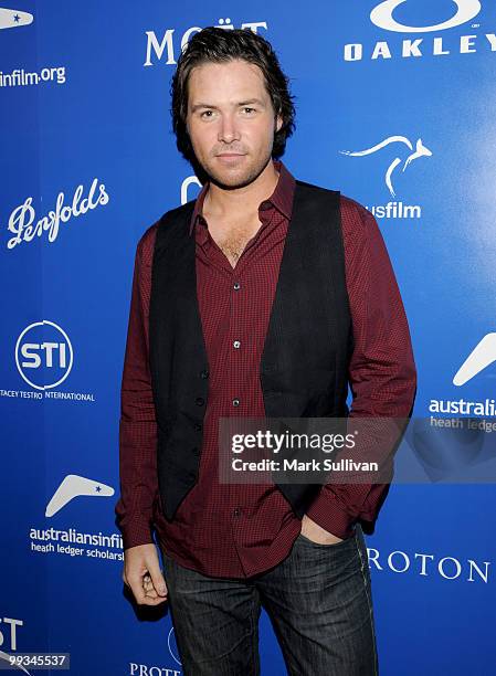 Singer Michael Johns arrives at Australians In Film's 2010 Breakthrough Awards held at Thompson Beverly Hills on May 13, 2010 in Beverly Hills,...