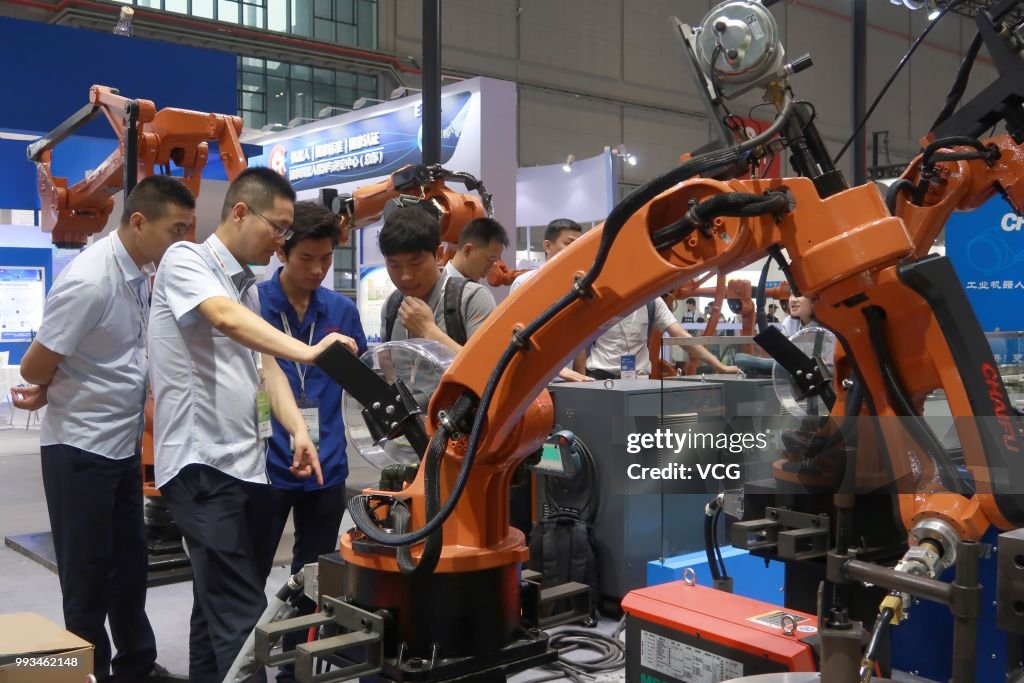 China International Robot Show 2018 Opens In Shanghai