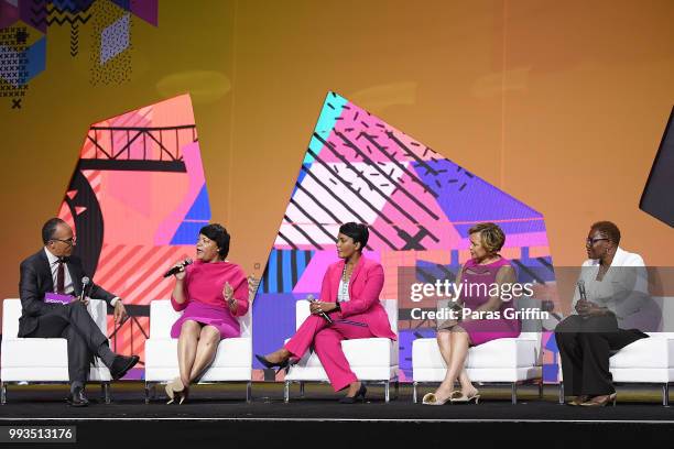 Lester Holt, Mayor of New Orleans, Louisiana LaToya Cantrell, Mayor of Atlanta Keisha Lance Bottoms, Mayor of Charlotte Vi Lyles and Mayor of Gary,...