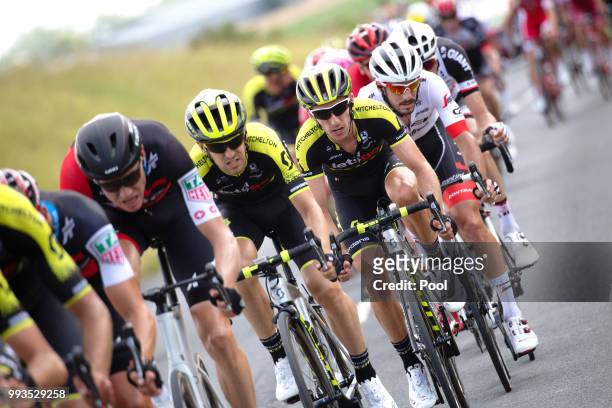Adam Yates of Great Britain and Team Mitchelton-Scott / Mikel Nieve of Spain and Team Mitchelton-Scott / during the 105th Tour de France 2018, Stage...