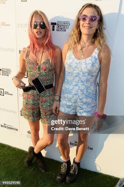 Mary Charteris and Chelsea Leyland attend the London launch of intothewhite, Jack Chapman and Darren Strowger's ambitious new tech platform raising...