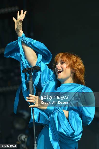 Alison Goldfrapp performs live on stage during British Summer Time at Hyde Park on July 7, 2018 in London, England.