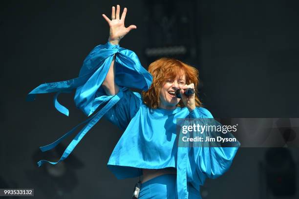 Alison Goldfrapp performs live on stage during British Summer Time at Hyde Park on July 7, 2018 in London, England.