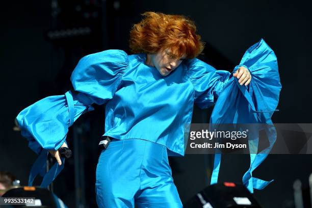 Alison Goldfrapp performs live on stage during British Summer Time at Hyde Park on July 7, 2018 in London, England.