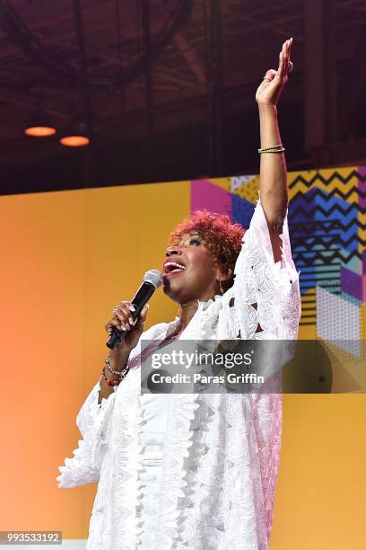 Iyanla Vanzant speaks onstage during the 2018 Essence Festival presented by Coca-Cola at Ernest N. Morial Convention Center on July 7, 2018 in New...