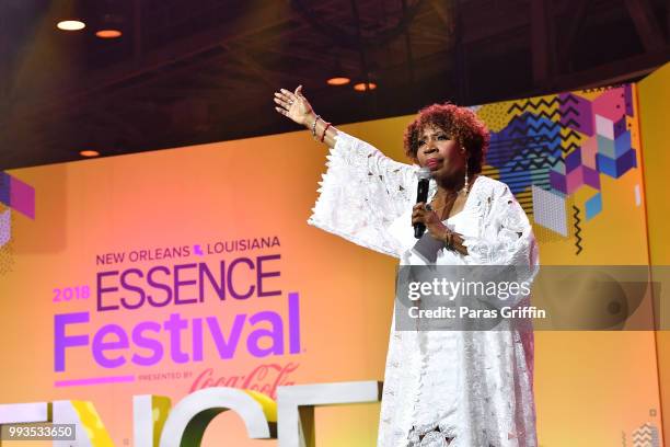 Iyanla Vanzant speaks onstage during the 2018 Essence Festival presented by Coca-Cola at Ernest N. Morial Convention Center on July 7, 2018 in New...