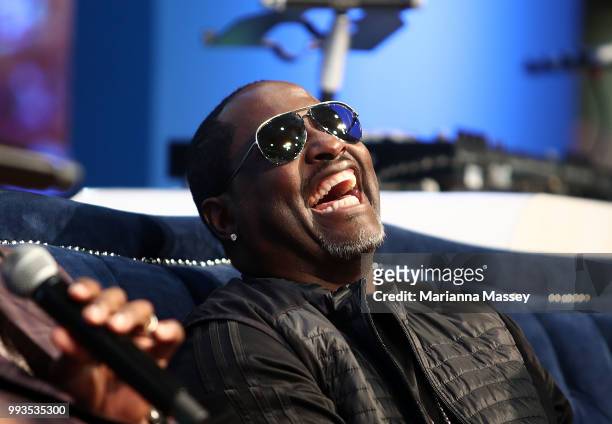 Johnny Gill on stage during SiriusXM's Heart & Soul Channel Broadcasts from Essence Festival on July 7, 2018 in New Orleans, Louisiana.