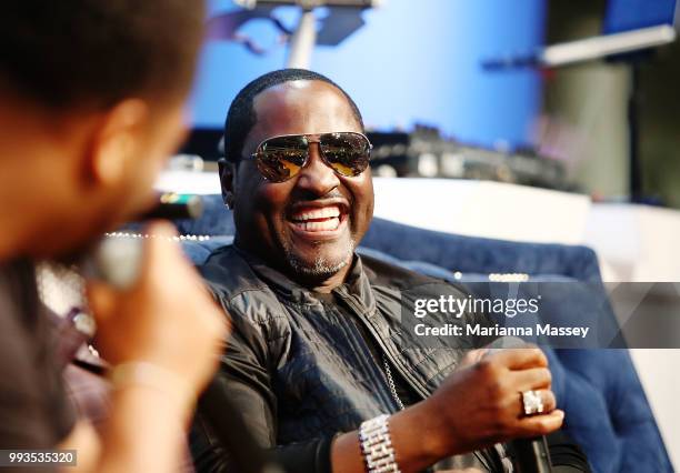 Johnny Gill on stage during SiriusXM's Heart & Soul Channel Broadcasts from Essence Festival on July 7, 2018 in New Orleans, Louisiana.