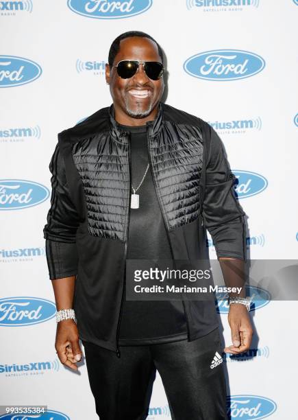 Johnny Gill poses for a photo during SiriusXM's Heart & Soul Channel Broadcasts from Essence Festival on July 7, 2018 in New Orleans, Louisiana.