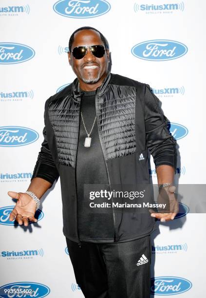 Johnny Gill poses for a photo during SiriusXM's Heart & Soul Channel Broadcasts from Essence Festival on July 7, 2018 in New Orleans, Louisiana.