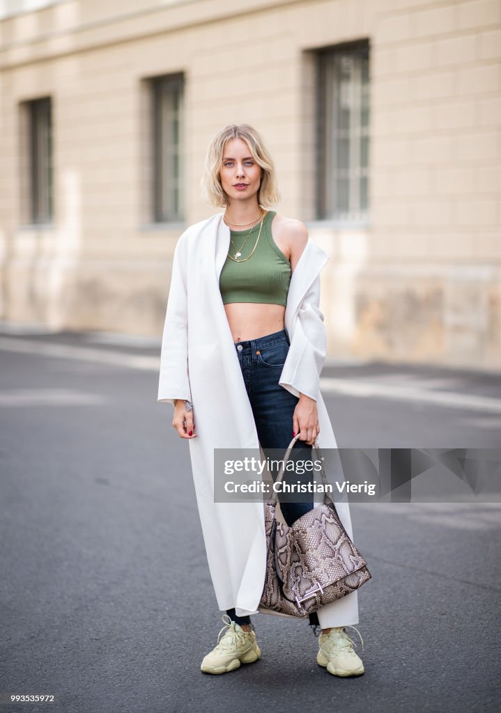Street Style - Berlin Fashion Week Spring/Summer 2019 - July 6, 2018