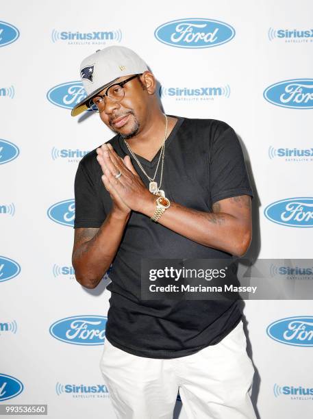 Bobby Brown poses for a photo during SiriusXM's Heart & Soul Channel Broadcasts from Essence Festival on July 7, 2018 in New Orleans, Louisiana.