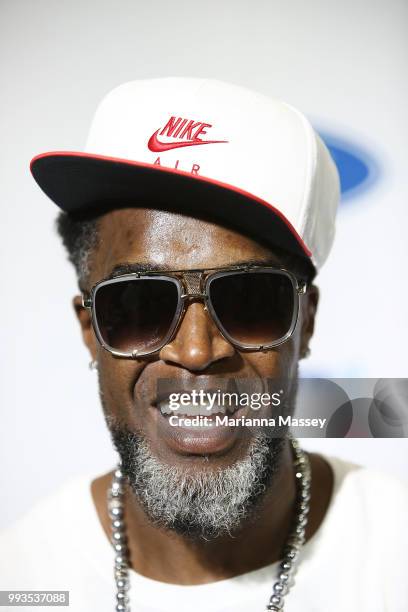 Damion Hall poses for a photo during SiriusXM's Heart & Soul Channel Broadcasts from Essence Festival on July 7, 2018 in New Orleans, Louisiana.