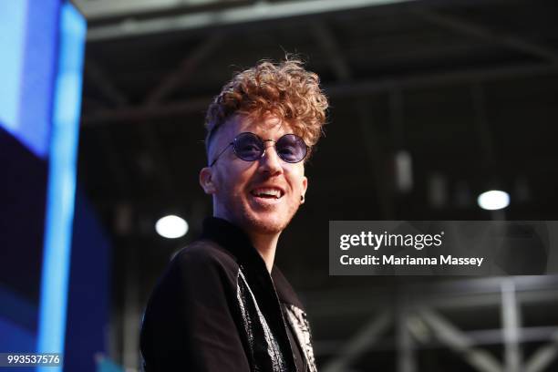 Singer Daley on stage during SiriusXM's Heart & Soul Channel Broadcasts from Essence Festival on July 7, 2018 in New Orleans, Louisiana.