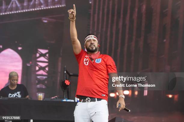 French Montana performs during Wireless Festival 2018 at Finsbury Park on July 7th, 2018 in London, England.